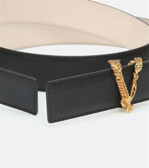 virtus versace belt|Shop Versace Virtus Leather Belt .